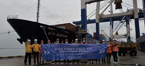 Congratulations to SITC Maiden Voyage calling Kuantan