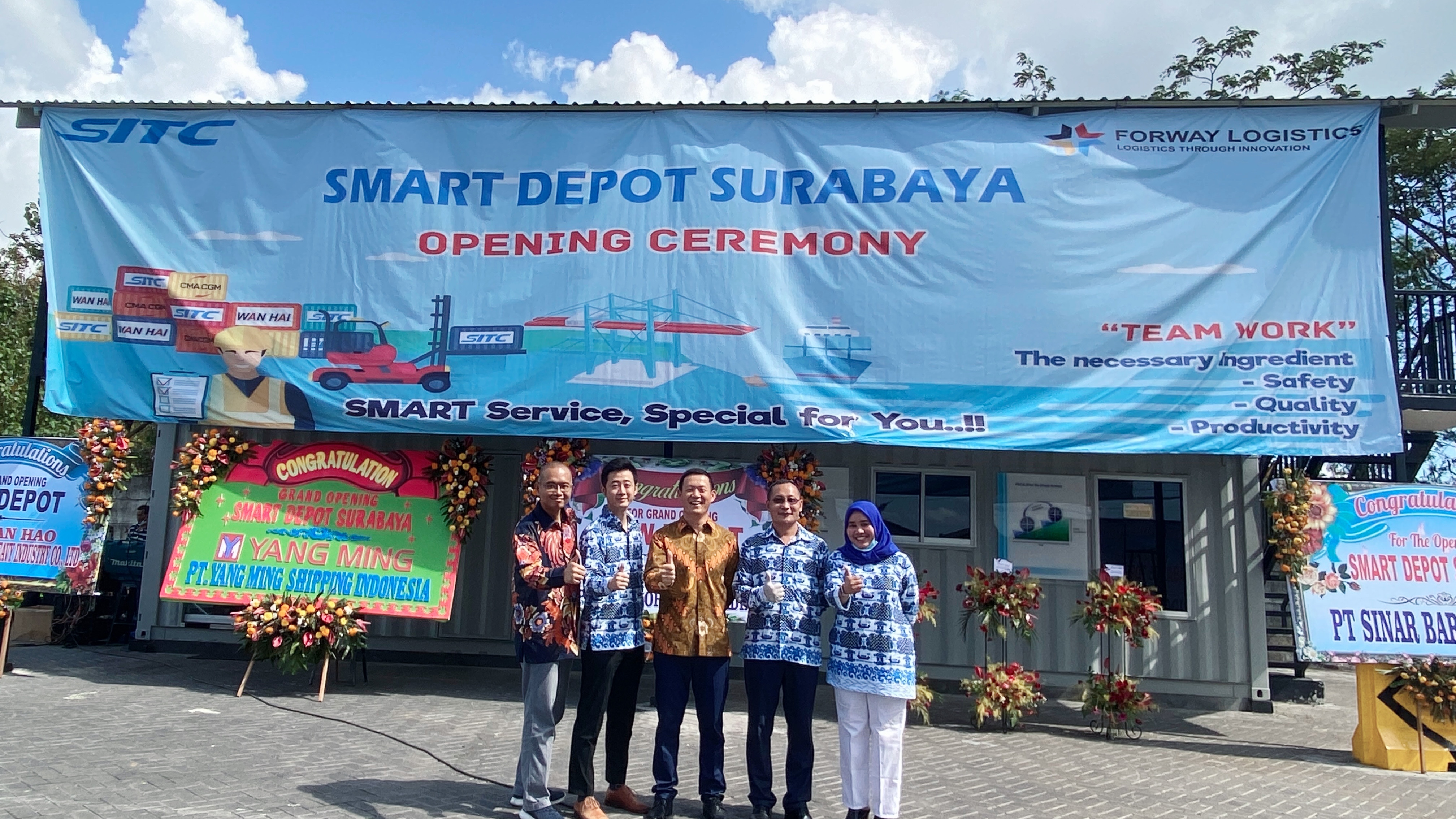 SITC Logistics Indonesia Surabaya Depot was established